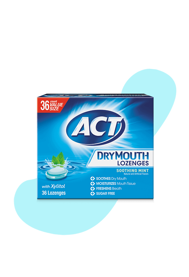 Dry Mouth Lozenges ACT® Dry Mouth Relief Products