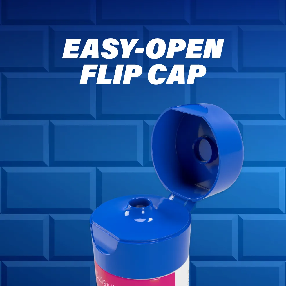 Packaging of ACT® Kids Toothpaste tubes in a variety of flavors and benefit statements.