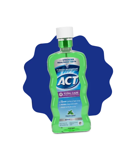 Front of ACT® Total Care bottle