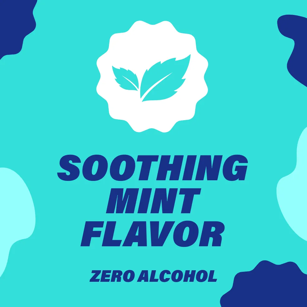 Packaging of ACT® Dry Mouth Mouthwash bottle and benefit statements.